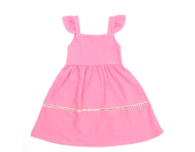 Vestido Teddy P.passos Reg Malha Trabalhada