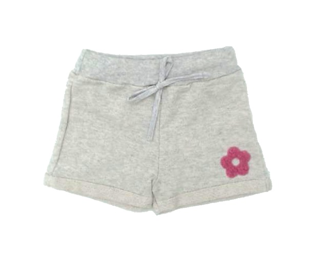 Short Pimentinha Bebe Fem Moletinho