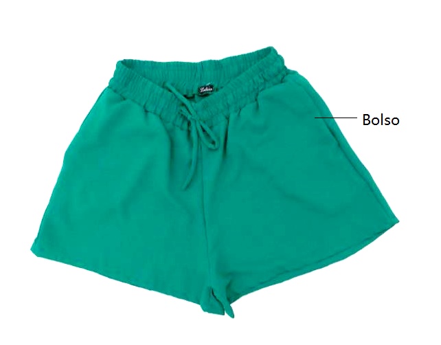 Short Lulian Adulto Duna 2bolsos