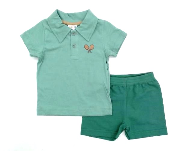 Conjunto Fantoni Bebe Masc M/c Malha G.polo