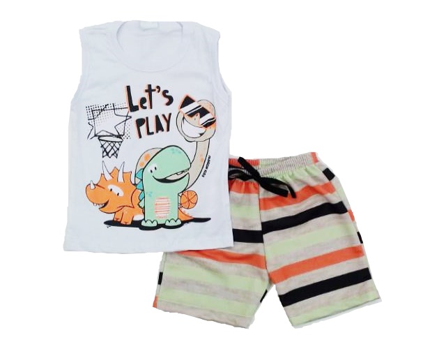 Conjunto Fashionkids P.passos Masc Reg Machão Malh