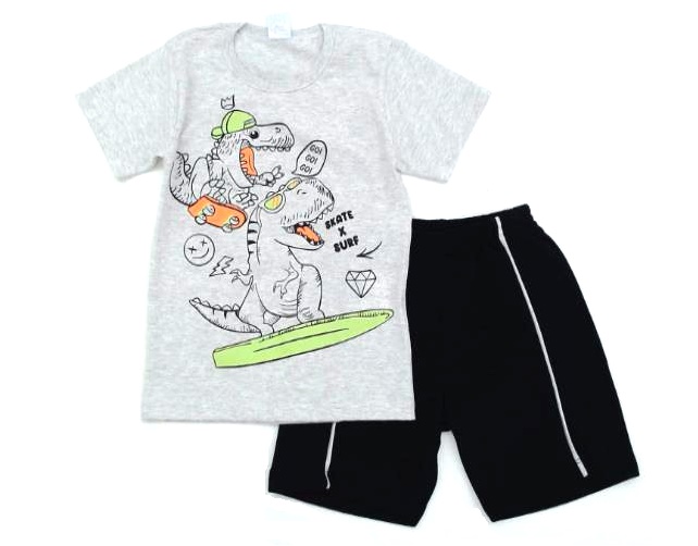 Conjunto Fashionkids Inf Masc M/c Malha