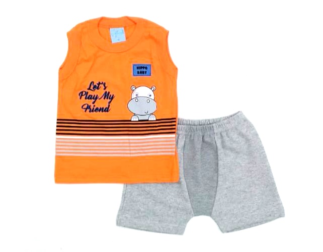 Conjunto Wilbertex Bebe Masc Reg Machão Malha