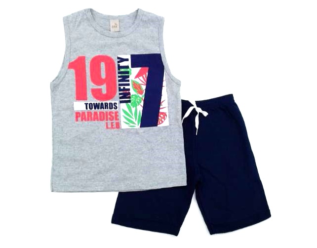 Conjunto Popin Infantil  Regata Malha