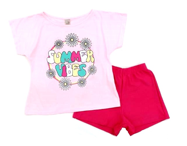 Conjunto Popin Juv Fem M/c Malha Short