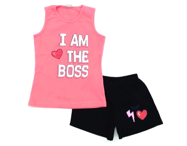 Conjunto Popin Inf Fem Reg Cotton Short