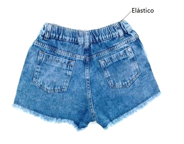 Short Importsb Juv Fem Jeans Strass