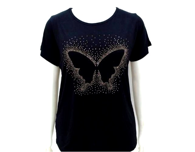 Blusa Ita Ad Exg Fem M/c Viscol Aplique