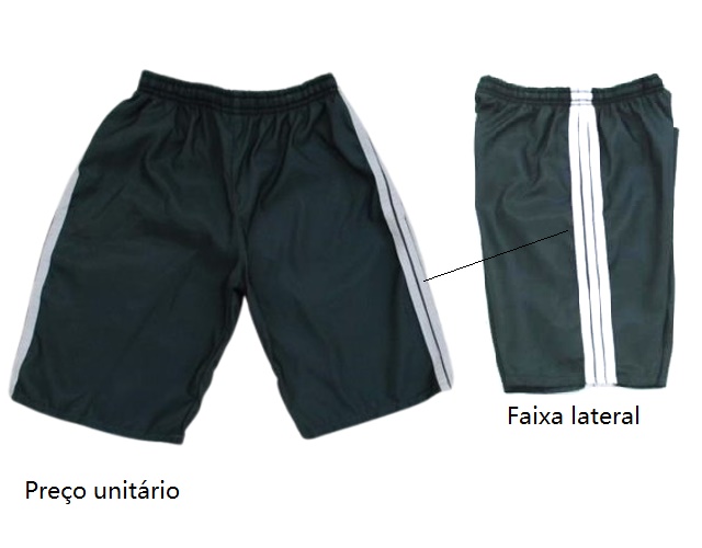 Bermuda Boyssurf Juvenil Microfibra Faixa Lateral