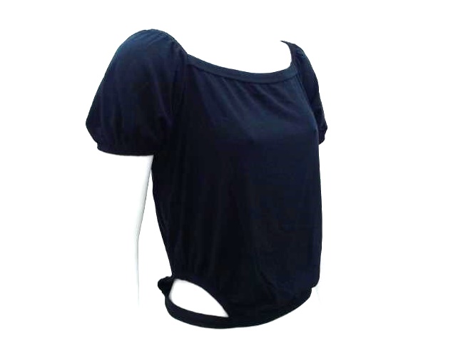 Blusa Florenzza Juv Fem M/c Viscol Recorte Lateral