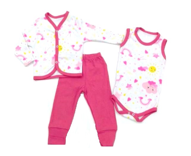 Conjunto Zrn Bebe Fem M/l Suedine Body 3pçs