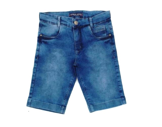 Bermuda Perbol Juv Masc Jeans Lycra