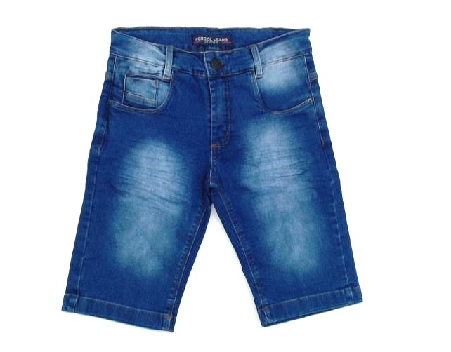 Bermuda Perbol Juv Masc Jeans Lycra