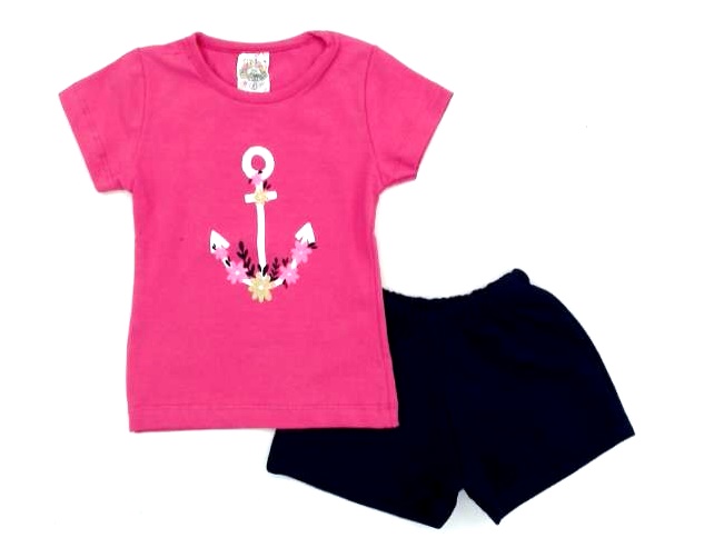 Conjunto Clubinho P.passos Fem M/c Cotton Short