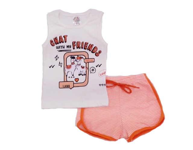 Conjunto Clubinho P.passos Fem Reg Cotton Short