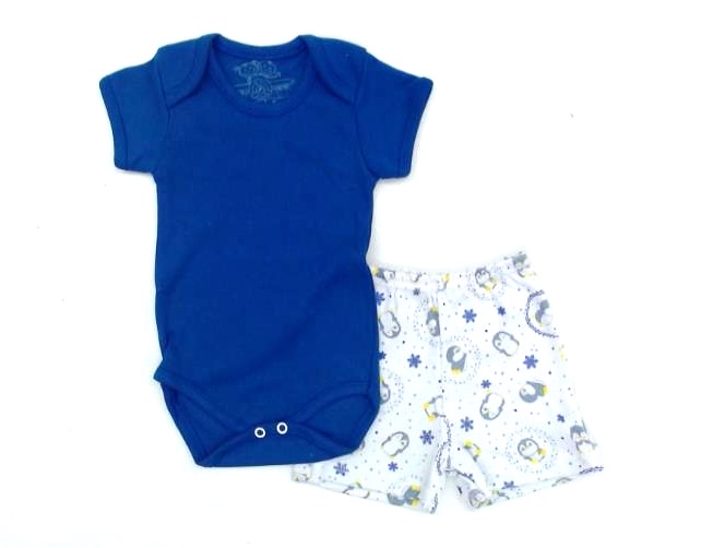 Conjunto Timufy Bebe Masc M/c Sudiene Body Short