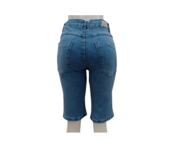 Bermuda Vivlon Adulto Jeans Lycra Clara