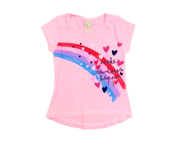 Blusa Minimundo Inf Fem M/c Cotton Mullet