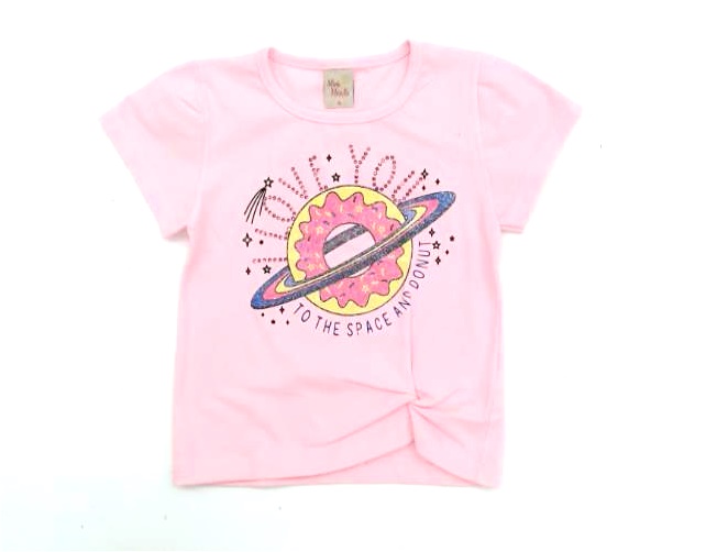 Blusa Minimundo Inf Fem M/c Cotton