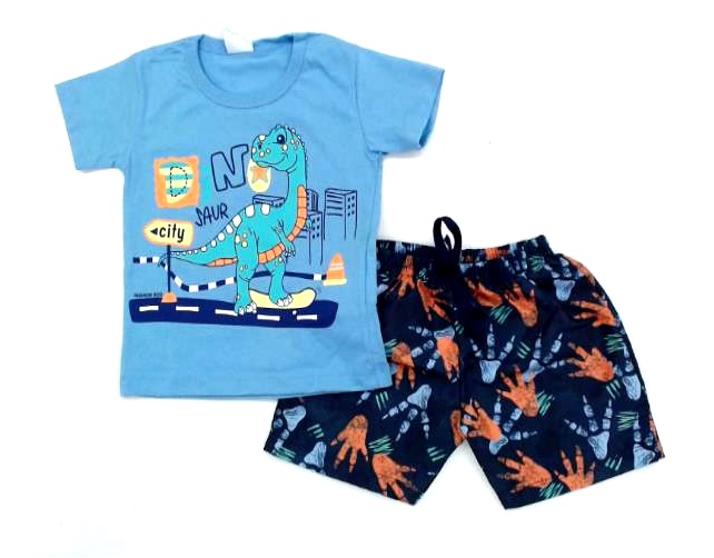 Conjunto Fashionkids P.passos Masc M/c Malha