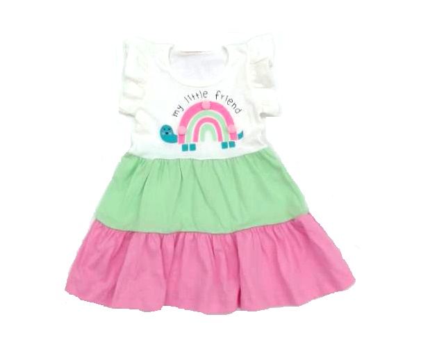 Vestido Fashionkids P.passos Mga Jap Malha 3marias