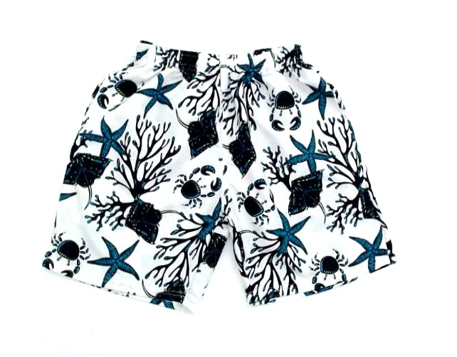 Bermuda Dalri Adulto Tactel Estampado 3bolsos