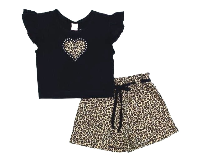 Conjunto Rose Juv Fem M/c Viscol Short