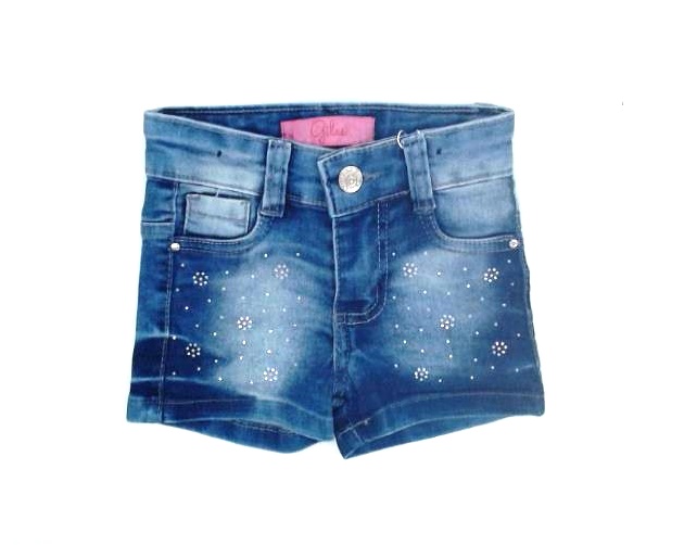 Short Gilas P.passos Fem Jeans Lycra