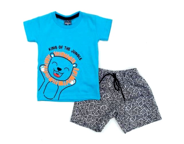 Conjunto Viston Bebe Masc M/c Malha