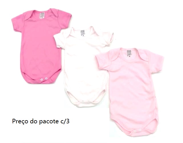 Body Timufy Bebe Fem M/c Malha Canel (c/3)