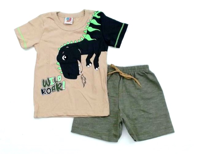 Conjunto Wkids P.passos Masc M/c Malha