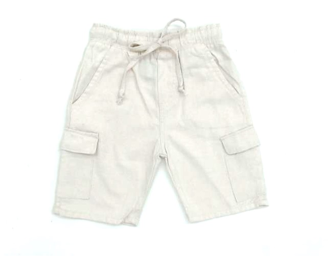 Bermuda Gilas Juvenil  Linho Bolso Cargo