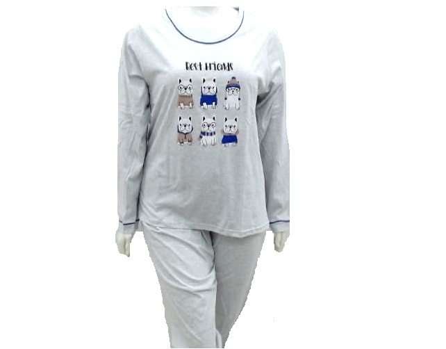 Pijama Desayner Ad Exg Fem M/l Malha