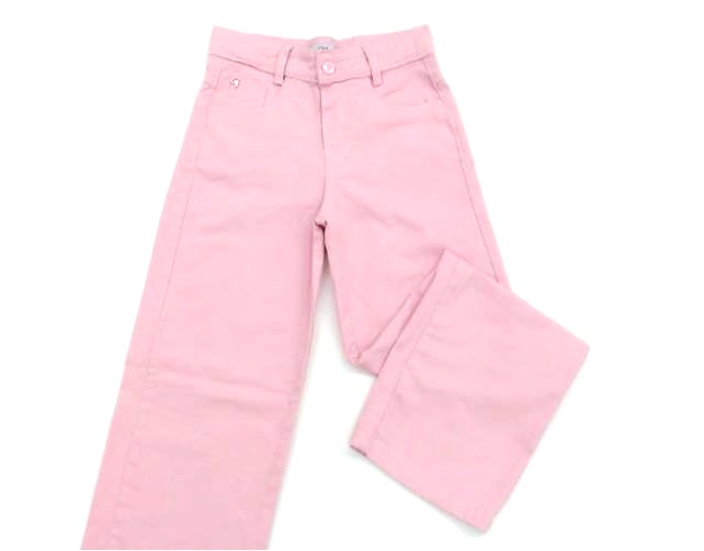 Calça Gilas Juvenil Sarja Wide Leg