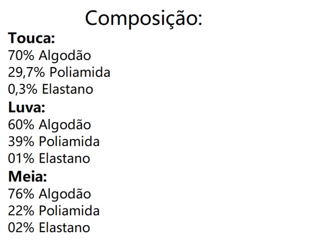 Kit-bebe Duck Bebe  Algodão (touca+luva+meia)