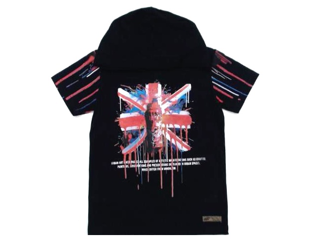 Camiseta Maro Infantil  Manga Curta Malha Capuz