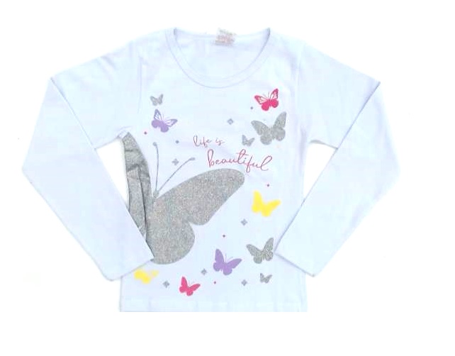 Blusa Jacks Inf Fem M/l Cotton