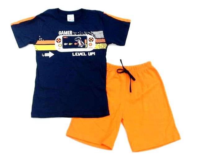 Conjunto Fashionkids Inf Masc M/c Malha