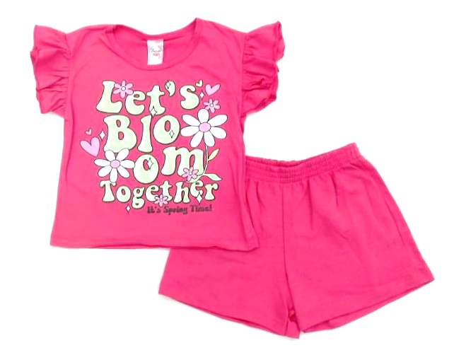 Conjunto Fashionkids Juv Fem Mga Jap Malha Short