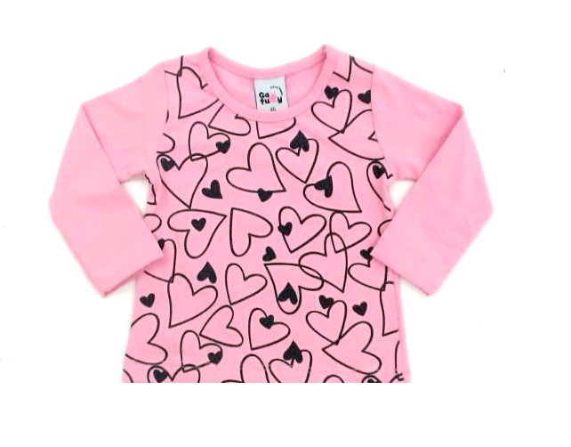 Blusa Gatutty Bebe Manga Longa Cotton