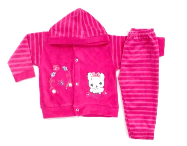 Conjunto Pequenospassos Primeiros Passos Plush Capuz