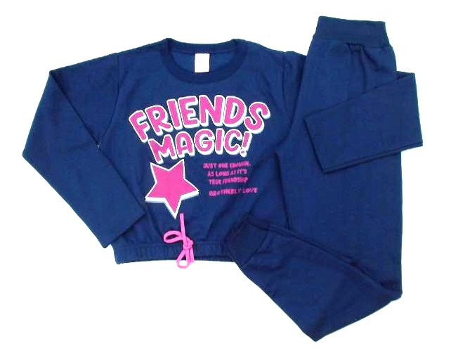 Conjunto Fashionkids Juv Fem Mol Cropped