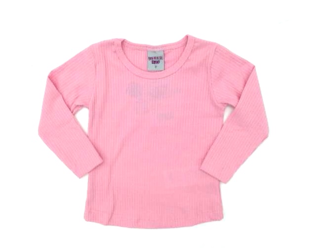 Blusa Pimentinha Bebe Fem M/l Malha Canel