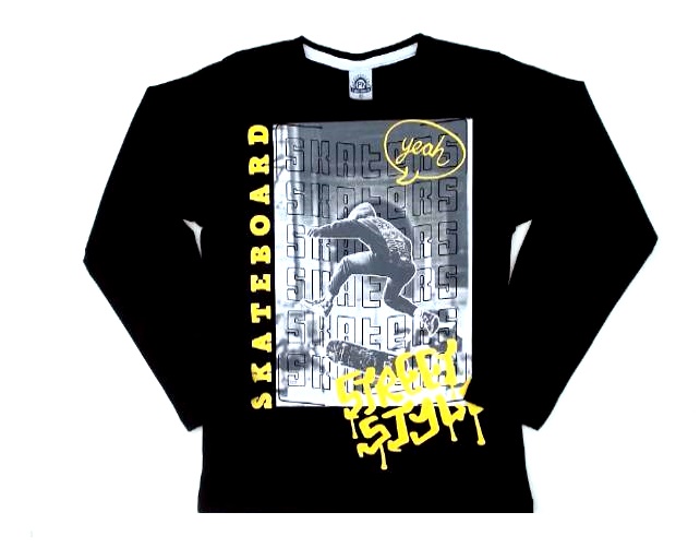 Camiseta Pk Juvenil  Manga Longa Malha