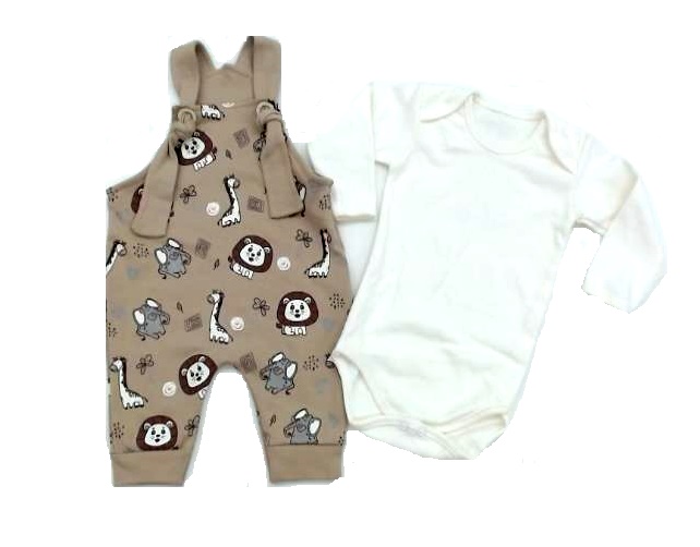 Jardineira Bebebrincalhao Bebe Masc M/l Suedine 2p