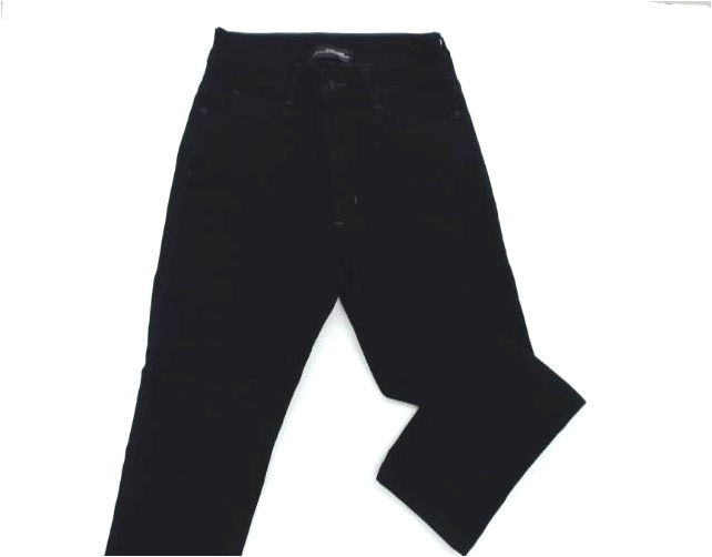 Calça Vivlon Adulto Sarja Lycra Black Cropped