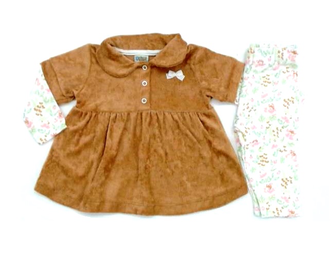 Conjunto Didiene Bebe Fem Plush Legging Molecotton