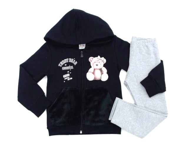 Conjunto Docefolia Primeiros Passos Moletom Capuz Legging
