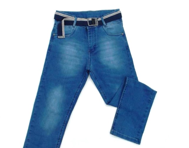 Calça Perbol Juv Masc Jeans Lycra Cinto