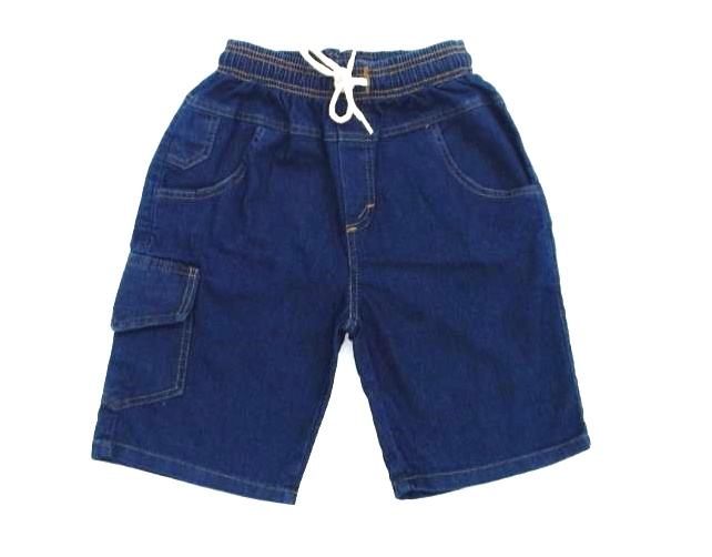 Bermuda Evalyn Infantil Masculino Jeans Lycra B.lateral